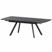 Стол раздвижной Фаворит Фаворит 1400+300 (Н-3791) Даркстоун/Черный муар 1400x945x750 Обеденные столы в пластике