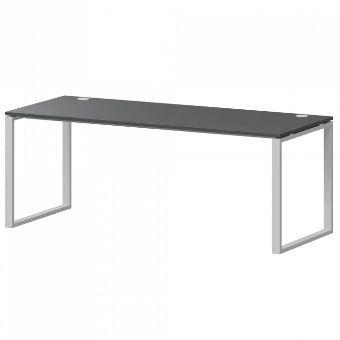 Стол на металлокаркасе АМ.О-005 Антрацит/Белый 1800x730x760 Арго-М