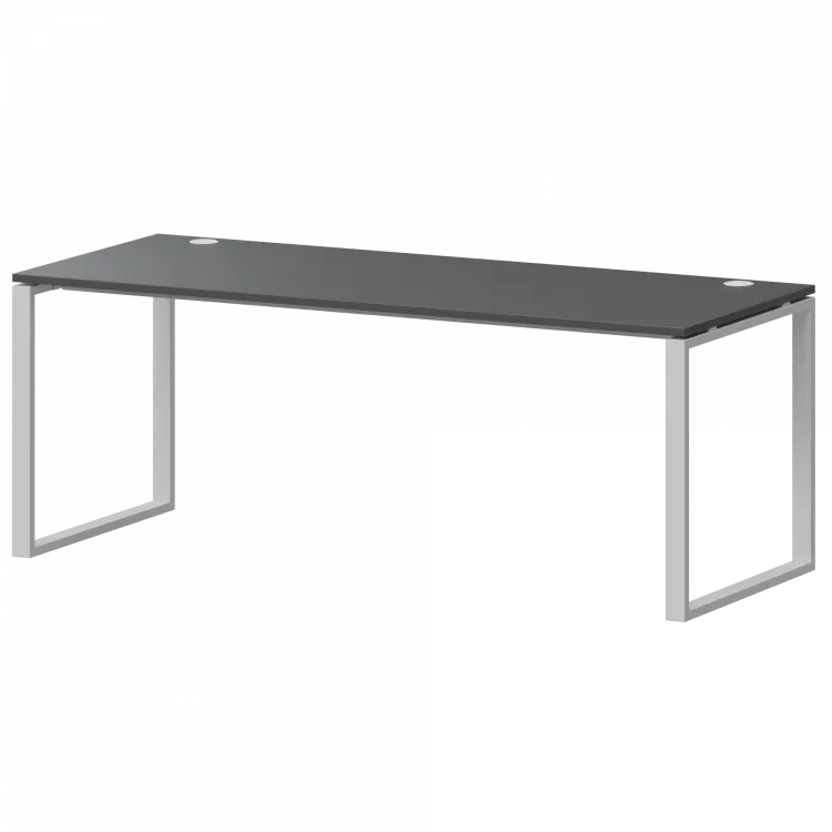 Стол на металлокаркасе АМ.О-005 Антрацит/Белый 1800x730x760 Арго-М