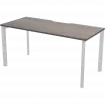 Стол на металлокаркасе НТМП.П-180 Лиственница/Белый 1800x730x750 Аргентум-МП