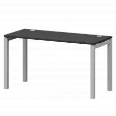 Стол на металлокаркасе СМС25-П-18К.60.Пр50 Графит/Белый 1800x600x750 Смарт