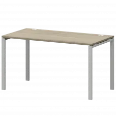 Стол на металлокаркасе СМС25-П-10К.73.Пр25 Кронберг/Белый 1000x730x750 Смарт
