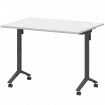 Стол мобильный складной МБ22-100.70 Белый/Антрацит 1000x700x750 Моби