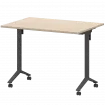 Стол мобильный складной МБ22-100.70 Бук/Антрацит 1000x700x750 Моби