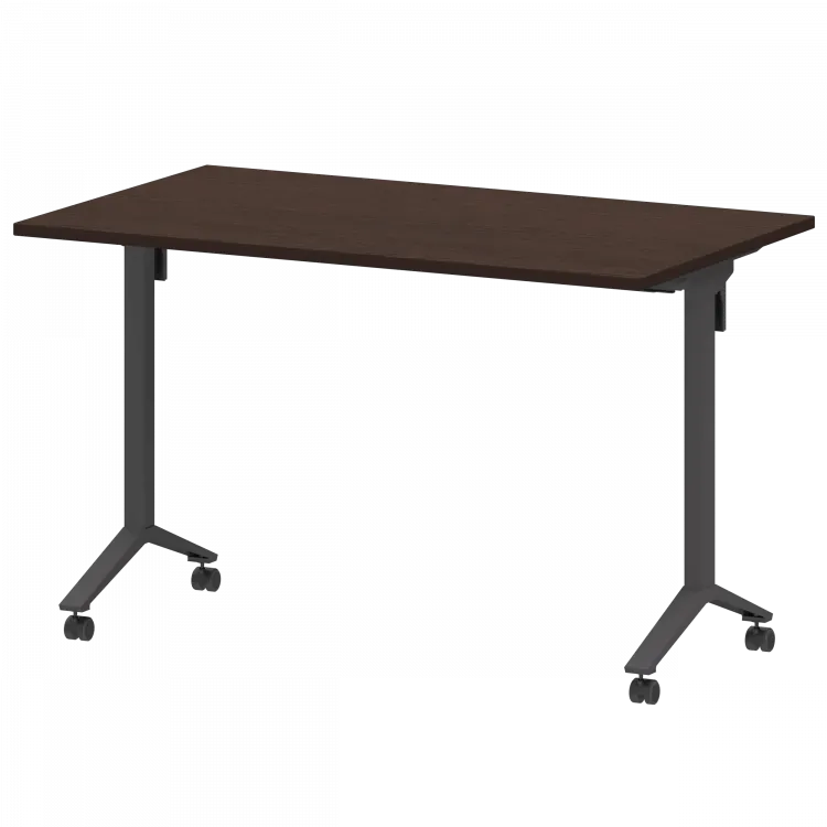 Стол мобильный складной МБ22-120.70 Дуб венге/Антрацит 1200x700x750 Моби