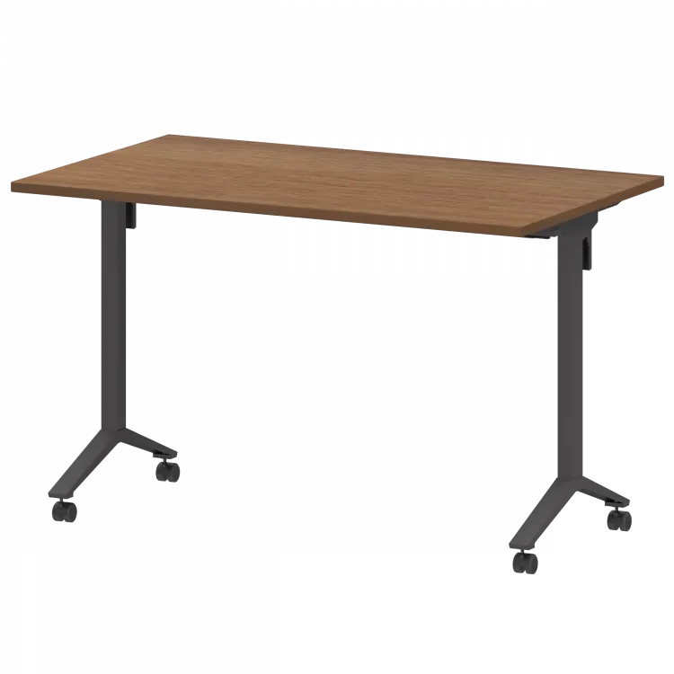 Стол мобильный складной МБ22-120.70 Орех/Антрацит 1200x700x750 Моби