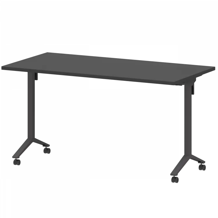 Стол мобильный складной МБ25-140.70 Графит/Антрацит 1400x700x750 Моби