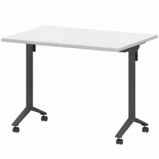 Стол мобильный складной МБ25-100.70 Белый/Антрацит 1000x700x750 Моби