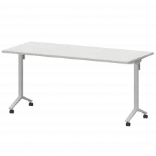 Стол мобильный складной МБ25-160.70 Белый/Белый 1600x700x750 Моби