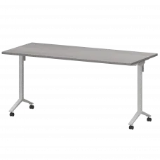 Стол мобильный складной МБ25-160.70 Лиственница/Белый 1600x700x750 Моби