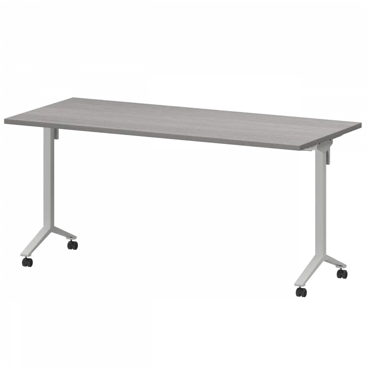 Стол мобильный складной МБ25-160.70 Лиственница/Белый 1600x700x750 Моби