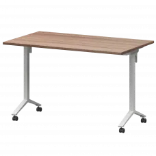 Стол мобильный складной МБ22-120.70 Темный шимо/Белый 1200x700x750 Моби