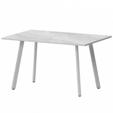 Стол нераздвижной Альфа Альфа 1200 (Н-3815) Лавант/Белый муар 1200x800x750 Обеденные столы в пластике
