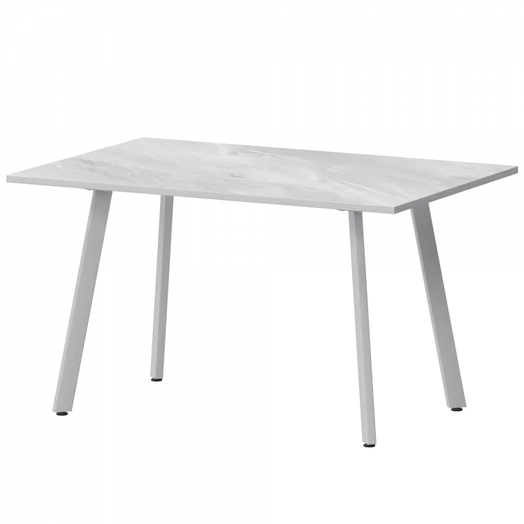 Стол нераздвижной Альфа Альфа 1200 (Н-3815) Лавант/Белый муар 1200x800x750 Обеденные столы в пластике