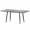 Стол раздвижной Бетта Бетта 1200+300 Фаерстоун/Черный муар 1200x800x750 Обеденные столы в пластике