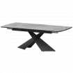 Стол раздвижной Модерн Модерн 1400х945+300 (Н-3833) Фаерстоун/Черный муар 1400x945x750 Обеденные столы в пластике