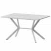Стол нераздвижной Сириус Сириус 1200 (Н-3825) Фрост/Белый муар 1200x800x750 Обеденные столы в пластике