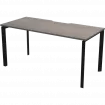 Стол на металлокаркасе НТМП.П-120 Лиственница/Антрацит 1200x730x750 Аргентум-МП