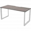 Стол на металлокаркасе НТМП.О-200 Лиственница/Белый 2000x730x750 Аргентум-МП