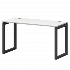 Стол на металлокаркасе СМС25-О-10К.60.Пр50 Белый/Антрацит 1000x600x750 Смарт