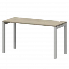 Стол на металлокаркасе СМС25-П-18К.60.Пр50 Кронберг/Белый 1800x600x750 Смарт