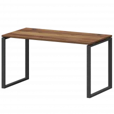 Стол на металлокаркасе СМС25-О-14К.73.Пр25 Таксония/Антрацит 1400x730x750 Смарт