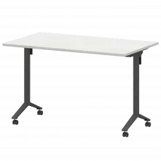 Стол мобильный складной МБ22-120.70 Белый/Антрацит 1200x700x750 Моби
