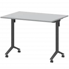 Стол мобильный складной МБ22-100.70 Серый/Антрацит 1000x700x750 Моби