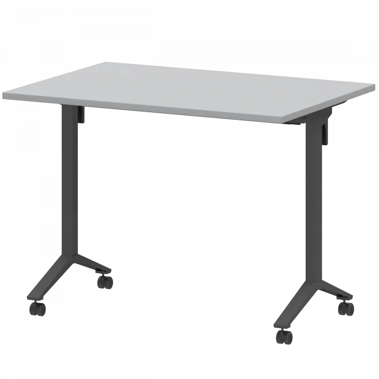 Стол мобильный складной МБ22-100.70 Серый/Антрацит 1000x700x750 Моби