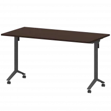 Стол мобильный складной МБ22-140.70 Дуб венге/Антрацит 1400x700x750 Моби