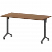 Стол мобильный складной МБ22-140.70 Орех/Антрацит 1400x700x750 Моби