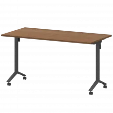 Стол мобильный складной МБ22-140.70 Орех/Антрацит 1400x700x750 Моби