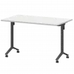 Стол мобильный складной МБ25-120.70 Белый/Антрацит 1200x700x750 Моби