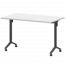 Стол мобильный складной МБ25-120.70 Белый/Антрацит 1200x700x750 Моби