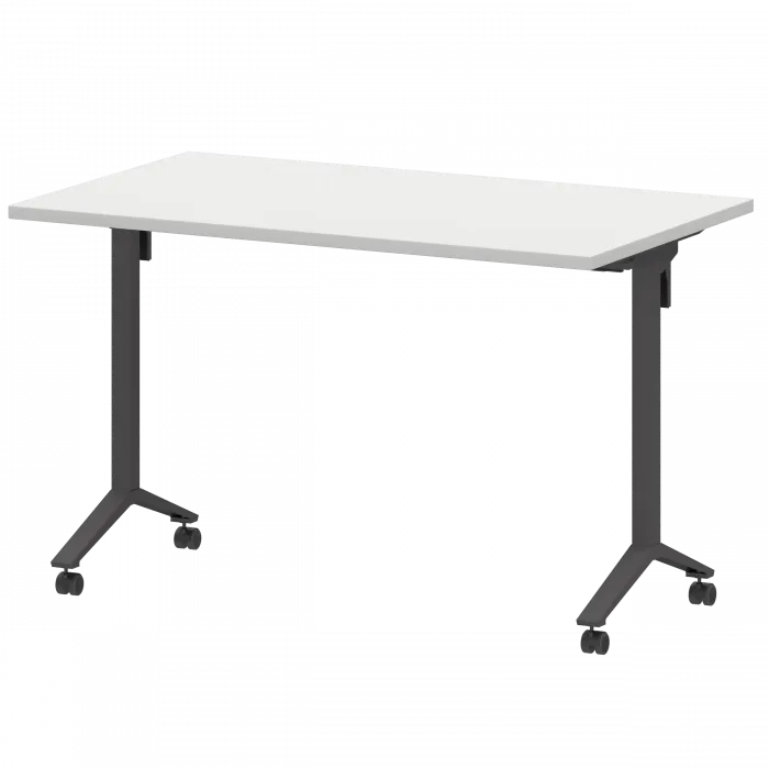 Стол мобильный складной МБ25-120.70 Белый/Антрацит 1200x700x750 Моби