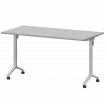 Стол мобильный складной МБ22-140.70 Серый/Белый 1400x700x750 Моби
