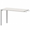 Бриф-приставка на металлокаркасе АМ-120.60 Ясень шимо/Белый 1200x600x760 Арго-М