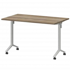 Стол мобильный складной МБ25-120.70 Дуб сафари/Белый 1200x700x750 Моби