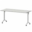 Стол мобильный складной МБ25-160.70 Сосна винтер/Белый 1600x700x750 Моби