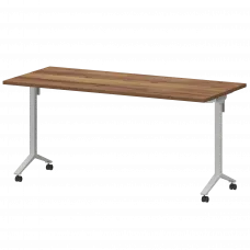 Стол мобильный складной МБ25-160.70 Таксония/Белый 1600x700x750 Моби