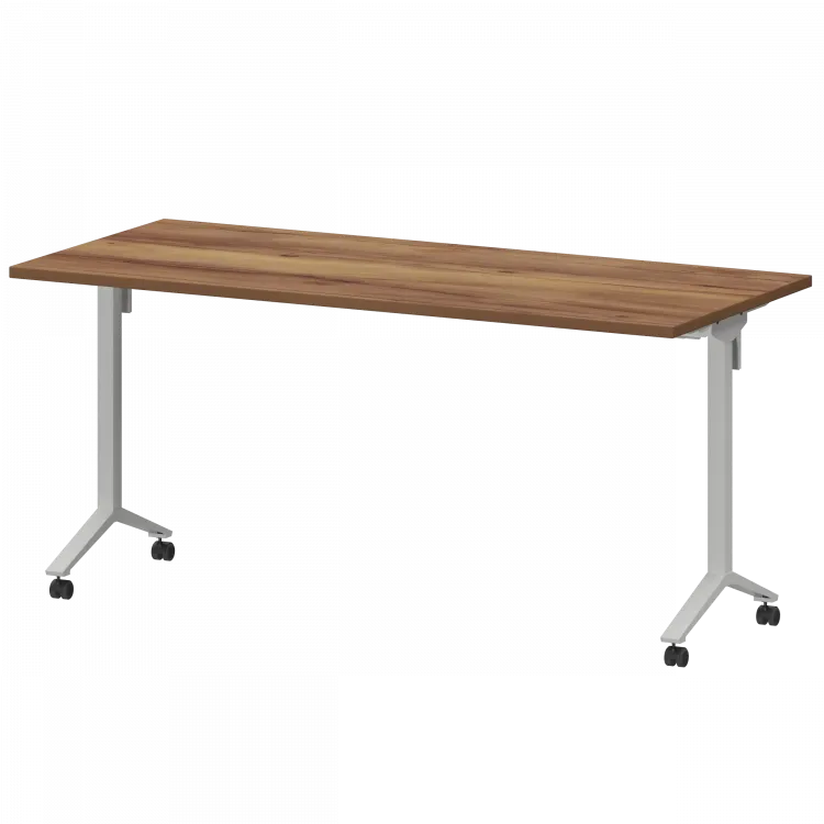 Стол мобильный складной МБ25-160.70 Таксония/Белый 1600x700x750 Моби