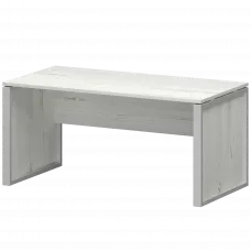 Стол руководителя НТМ-160-КМК Сосна винтер/Металлик 1600x800x750 Аргентум-М