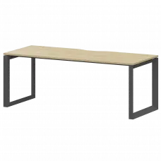 Стол на металлокаркасе НТМП.О-200 Баттл Рок/Антрацит 2000x730x750 Аргентум-МП