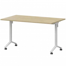 Стол мобильный складной МБ25-120.70 Баттл Рок/Белый 1200x700x750 Моби