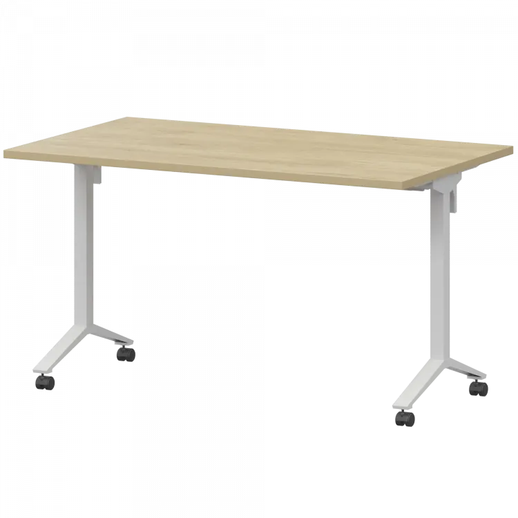 Стол мобильный складной МБ25-120.70 Баттл Рок/Белый 1200x700x750 Моби