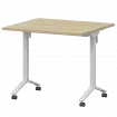 Стол мобильный складной МБ25-80.70 Баттл Рок/Белый 800x700x750 Моби