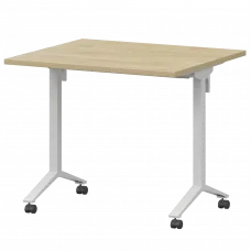 Стол мобильный складной МБ25-80.70 Баттл Рок/Белый 800x700x750 Моби