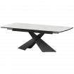 Стол раздвижной Модерн Модерн 1400х945+300 (Н-3833) Лофт/Черный муар 1400x945x750 Обеденные столы в пластике