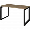Стол на металлокаркасе НТМП.О-140 Дуб сафари/Антрацит 1400x730x750 Аргентум-МП