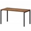 Стол на металлокаркасе СМС25-П-10К.73.Пр25 Таксония/Антрацит 1000x730x750 Смарт
